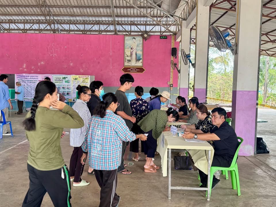 บรรยากาศการเลือกตั้งสมาชิกสภาผู้แทนราษฎร และการออกเสียงประชามติ เขตเลือกตั้งที่ 5 อ.ดำเนินสะดวก จ.ราชบุรี